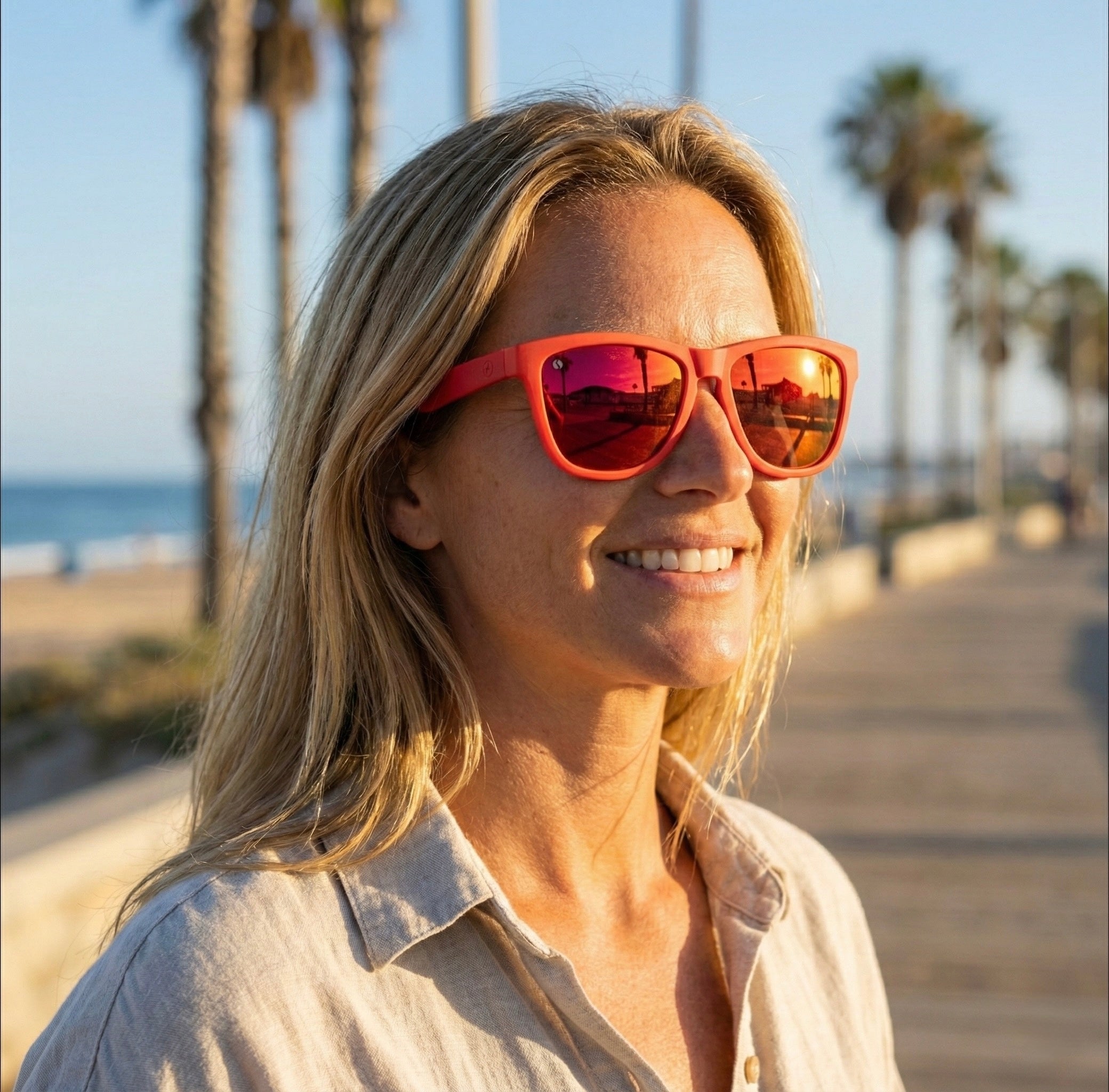 SENOIX Vibe Red Polarized Sunglasses