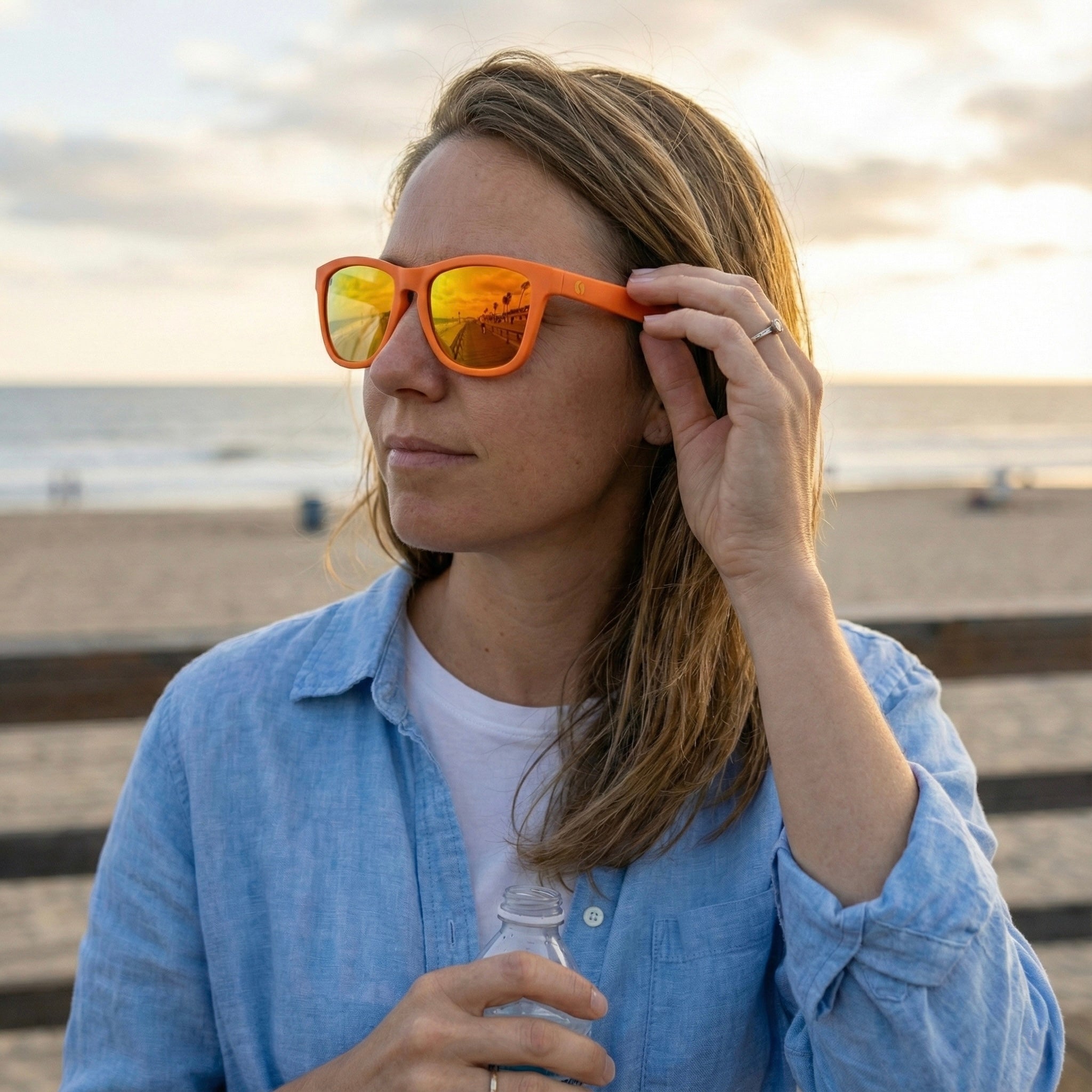 SENOIX Vibe Orange Polarized Sunglasses
