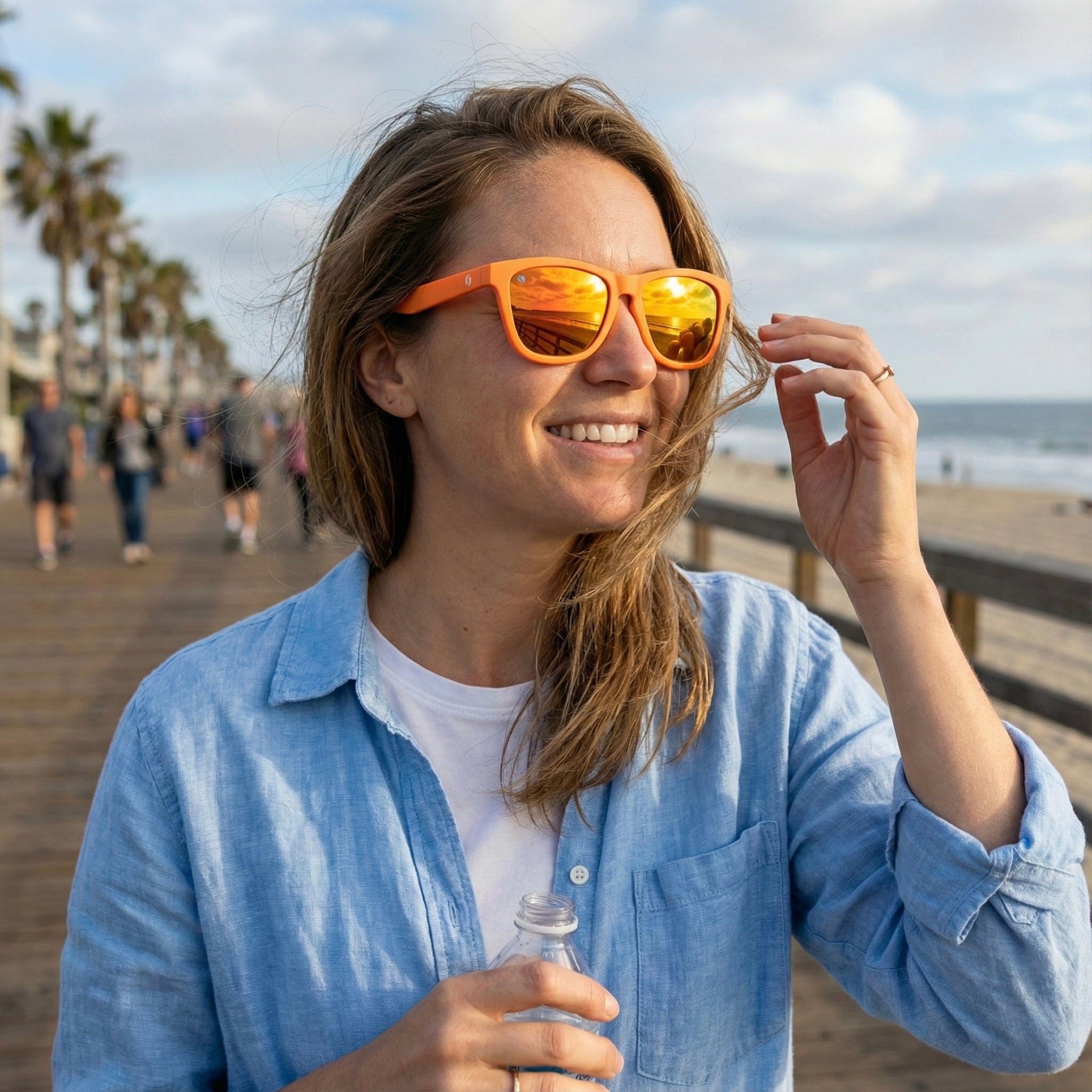 SENOIX Vibe Orange Polarized Sunglasses