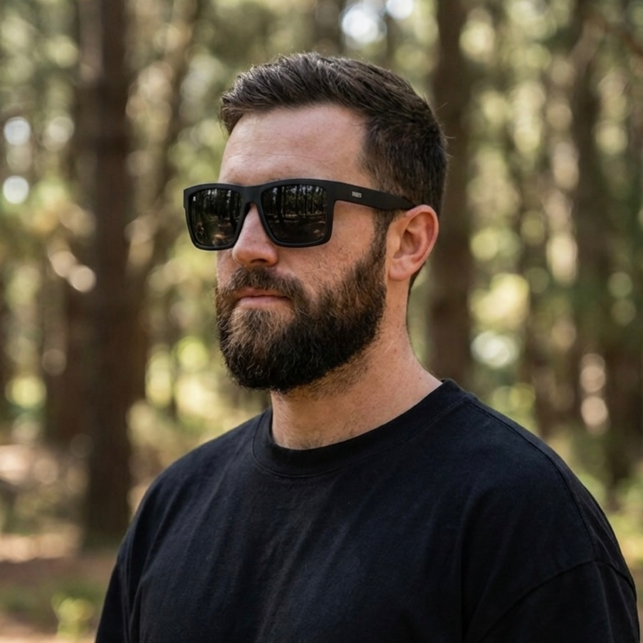 SENOIX Active Black Polarized Sunglasses 