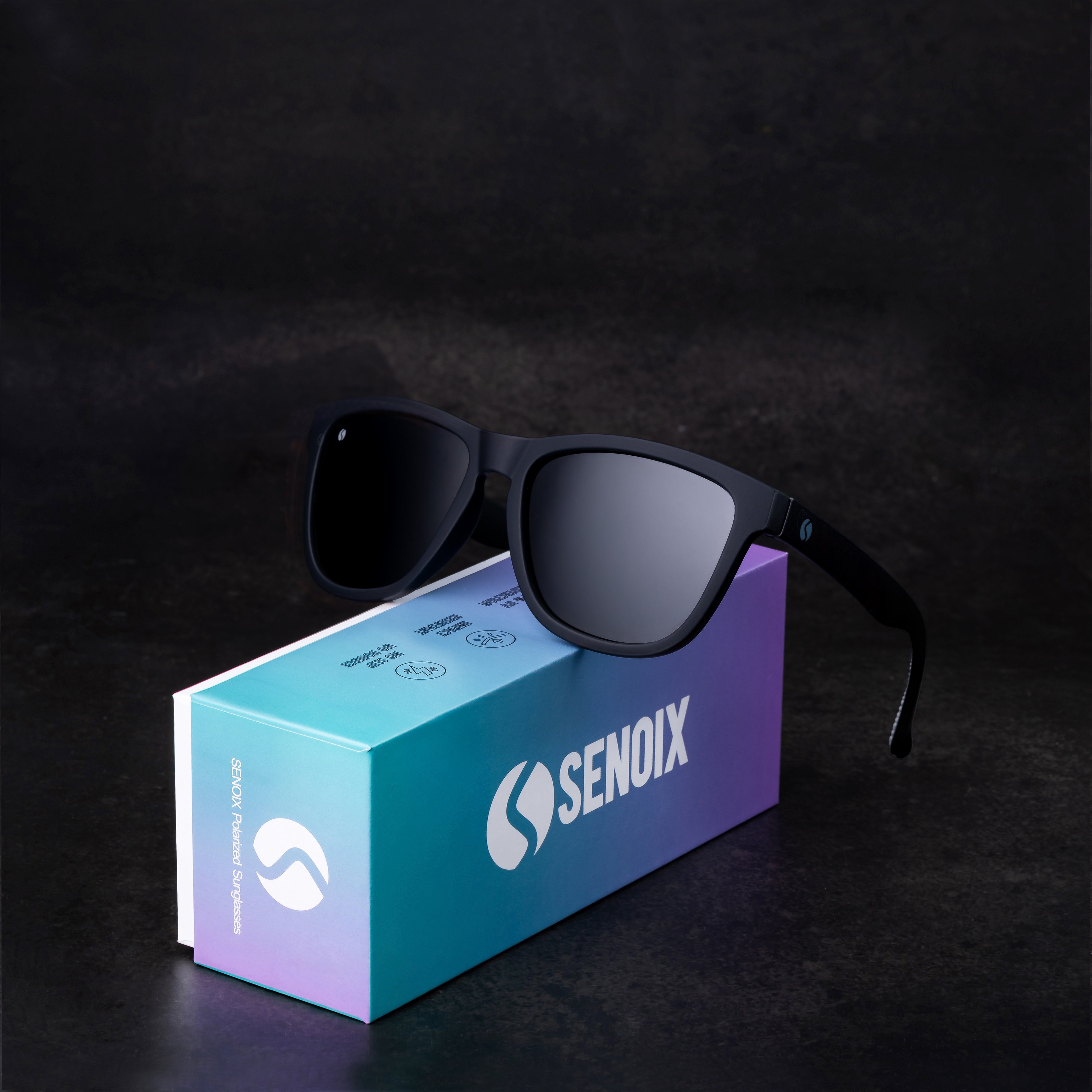 SENOIX Vibe Black Polarized Sunglasses