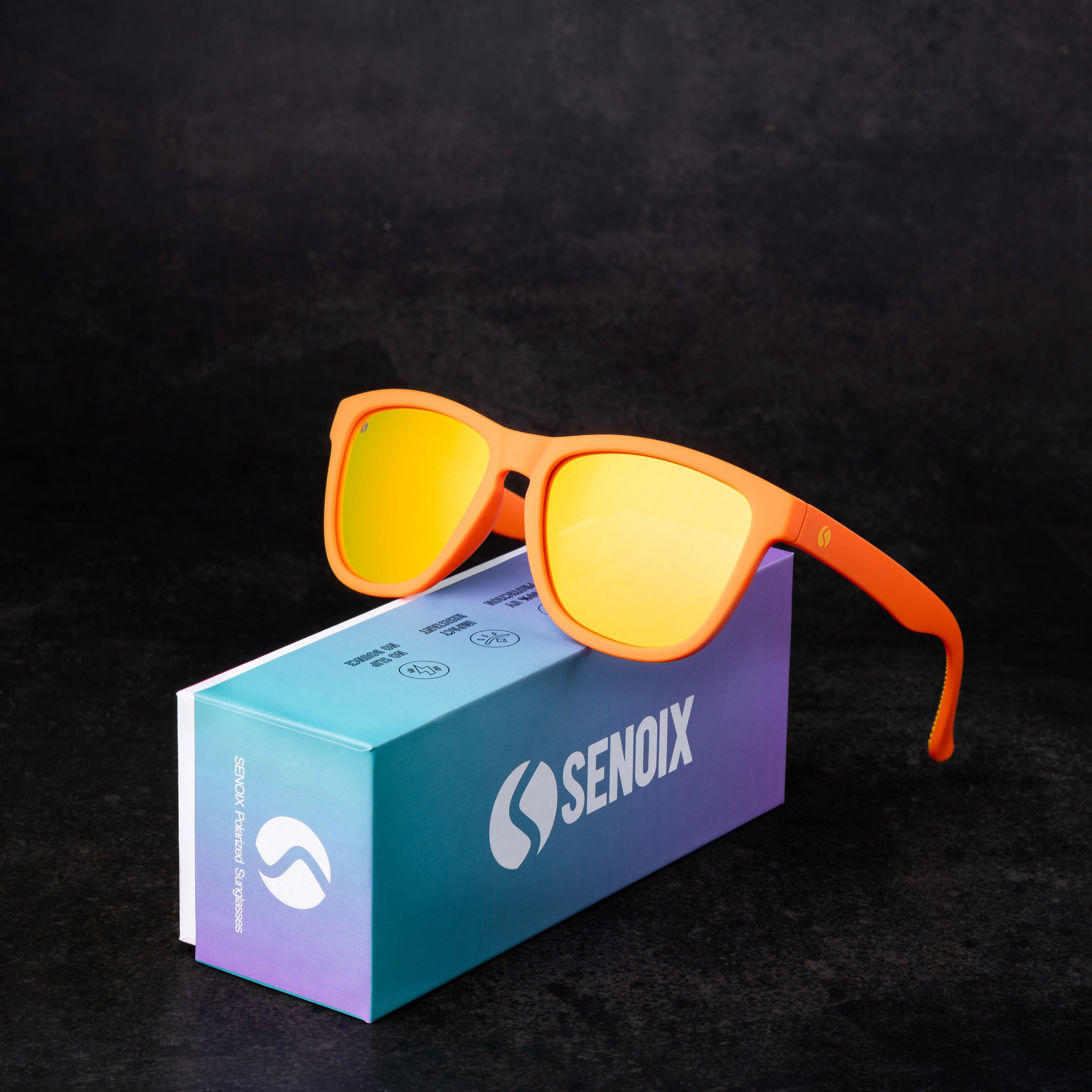 SENOIX Vibe Orange Polarized Sunglasses