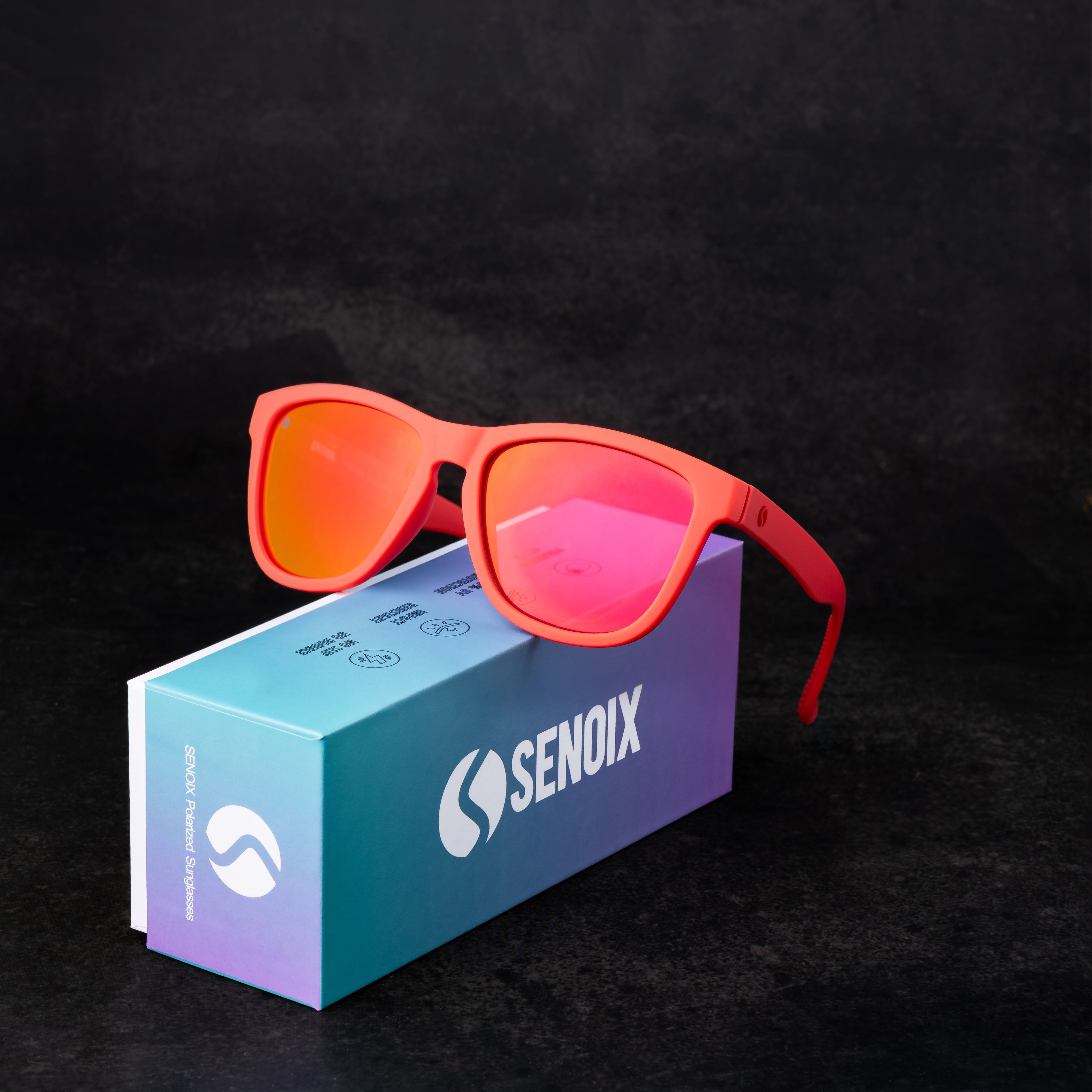 SENOIX Vibe Red Polarized Sunglasses