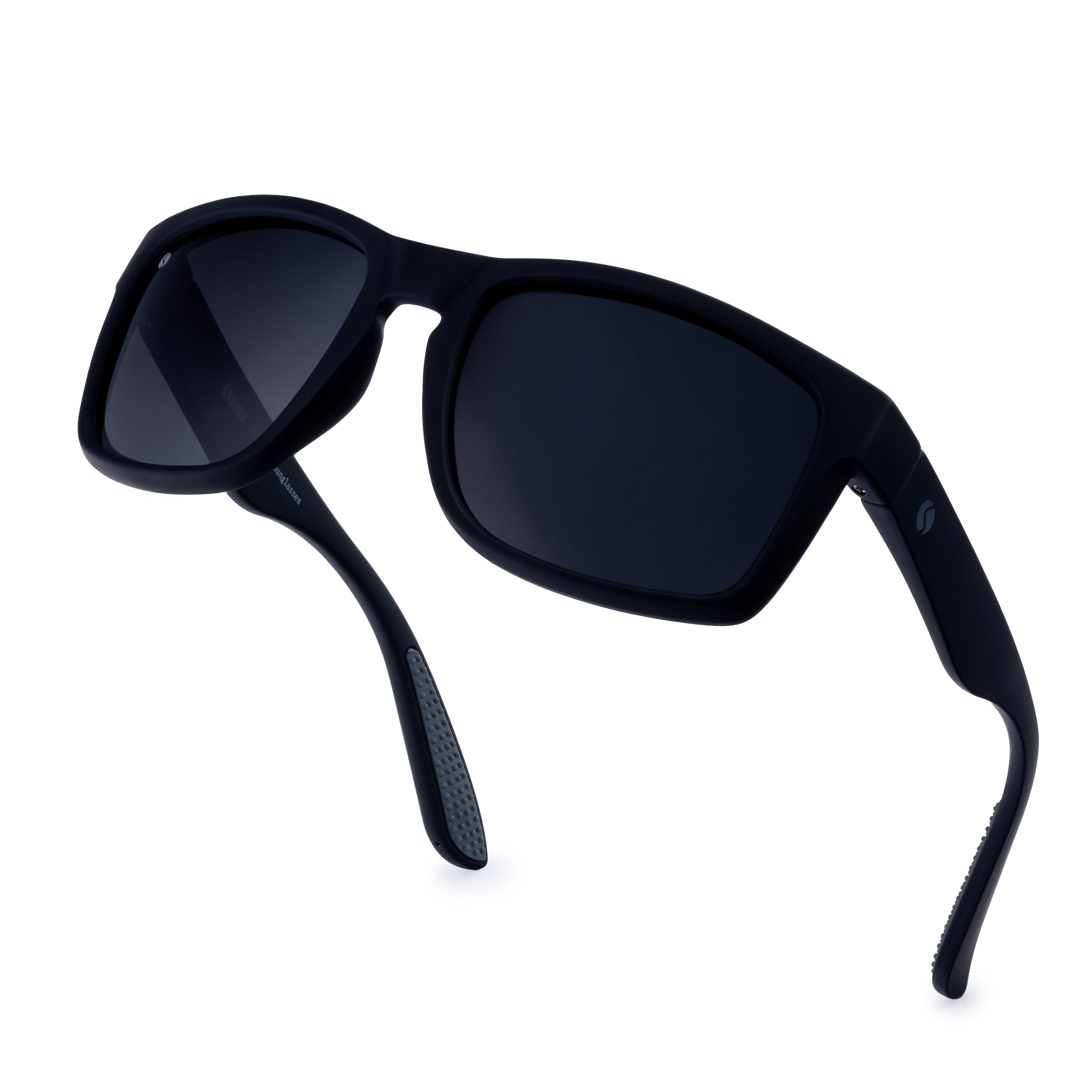 SENOIX Active Black Polarized Sunglasses 